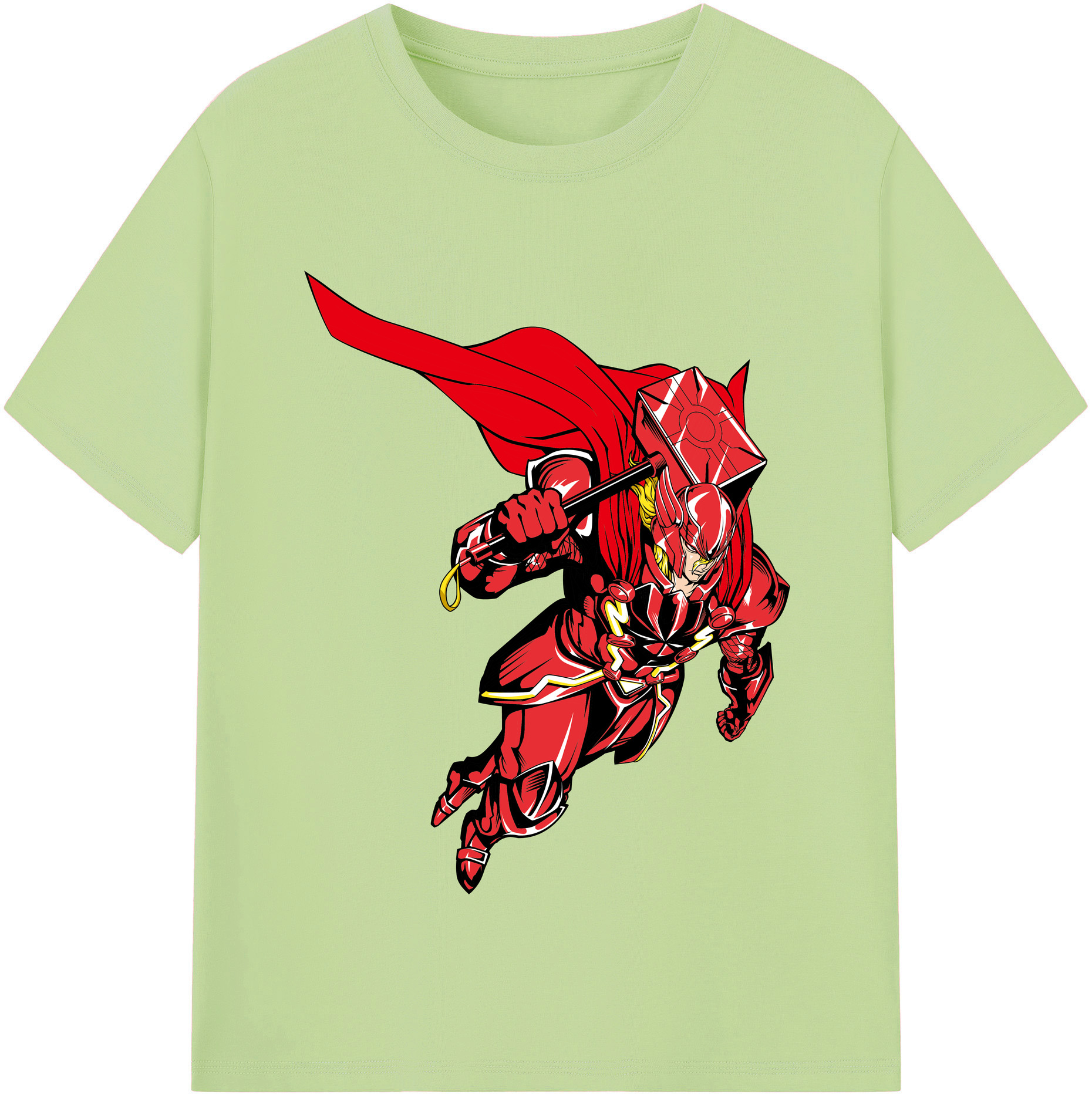 （画像用） アベンジャーズ The Avengers 綿100％半袖Tシャツ（フロントプリント）